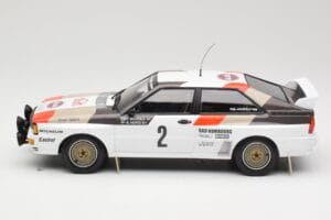 Audi Quattro A1 #2 H. Mikkola / A. Hertz Audi Sport Rally Monte Carlo 1983 Minichamps 1:18 155831102 Kovina – slika 3 od 6