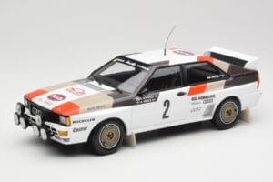 Audi Quattro A1 #2 H. Mikkola / A. Hertz Audi Sport Rally Monte Carlo 1983 Minichamps 1:18 155831102 Kovina