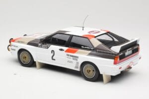 Audi Quattro A1 #2 H. Mikkola / A. Hertz Audi Sport Rally Monte Carlo 1983 Minichamps 1:18 155831102 Kovina – slika 5 od 6