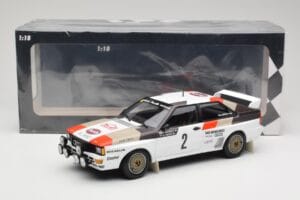 Audi Quattro A1 #2 H. Mikkola / A. Hertz Audi Sport Rally Monte Carlo 1983 Minichamps 1:18 155831102 Kovina – slika 6 od 6