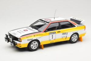 Audi Quattro A2 Audi Sport #1 W. Röhrl / C. Geistdörfer DNF Sanyo Rally of New Zealand 1984 Minichamps 1:18 155841101 Kovina