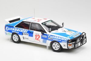 Audi Quattro A2 #12 H. Wittmann / R. Diekmann Safari Rally 1984 Sun Star 1:18 4246 Kovina – slika 6 od 8