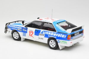 Audi Quattro A2 #12 H. Wittmann / R. Diekmann Safari Rally 1984 Sun Star 1:18 4246 Kovina – slika 7 od 8