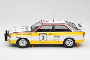 Audi Quattro A2 #3 S. Blomqvist / B. Cederberg Audi Sport Winners Sanyo Rally of New Zealand 1984 Minichamps 1:18 155841103 K – slika 3 od 6