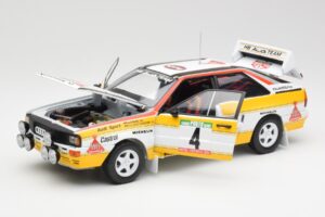 Audi Quattro A2 #4 W. Rohrl / C. Geistdorfer Rally de Portugal 1984 Sun Star 1:18 4224 Kovina – slika 2 od 8