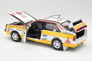 Audi Quattro A2 #4 W. Rohrl / C. Geistdorfer Rally de Portugal 1984 Sun Star 1:18 4224 Kovina – slika 5 od 8