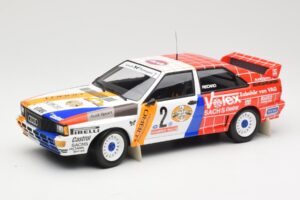 Audi Quattro A2 Schmidt Motorsport #2 H. Demuth / W. Lux Winners Hunsrück Rally 1984 Minichamps 1:18 155841102 Kovina