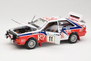 Audi Quattro #11 F. Wittmann / J. Pattermann Rally Acropolis 1986 Sun Star 1:18 4191 Kovina – slika 2 od 8