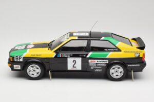 Audi Quattro #2 M. Mouton / F. Pons Audi Sport Rally of 1000 Pistes 1981 Minichamps 1:18 155811122 Kovina – slika 3 od 6