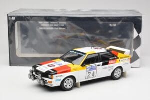 Audi Quattro #24 M. Demuth / M. Daniels Audi Sport Lombard RAC Rally 1982 Minichamps 1:18 155821124 Kovina – slika 6 od 6