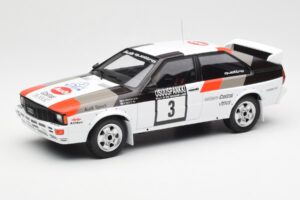 Audi Quattro #3 H. Mikkola / A. Hertz Rally Finland 1982 IXO 1:18 18RMC094A Kovina