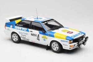 Audi Quattro #4 S. Blomqvist / B. Cederberg Audi Sport Sweden Winners International Swedish Rally 1982 Minichamps 1:18 155821 – slika 4 od 6