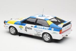 Audi Quattro #4 S. Blomqvist / B. Cederberg Audi Sport Sweden Winners International Swedish Rally 1982 Minichamps 1:18 155821 – slika 5 od 6