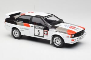 Audi Quattro #5 H. Mikkola / A. Hertz 1000 Lakes Rally 1982 IXO 1:18 18RMC094B Kovina – slika 4 od 6