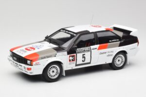 Audi Quattro #5 H. Mikkola / A. Hertz 1000 Lakes Rally 1982 IXO 1:18 18RMC094B Kovina