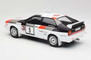Audi Quattro #5 H. Mikkola / A. Hertz 1000 Lakes Rally 1982 IXO 1:18 18RMC094B Kovina – slika 5 od 6