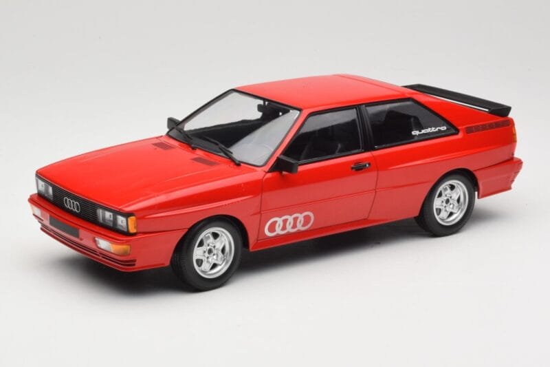 Audi Quattro Rdeč Minichamps 1:18 155016124 Kovina