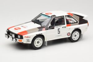 Audi Quattro Sport S1 #5 J. Buffum / N. Wilson Olympus Rally 1986 Otto 1:18 OT1159 Smola