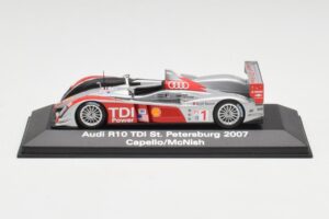 Audi R10 TDI #1 R. Capello / A. McNish / T. Kristensen 24 Hours of Le Mans 2007 Minichamps 1:43 5020700243 Kovina