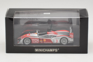 Audi R10 TDI LMP1 #3 L. Luhr / A. Premat 2008 Minichamps 1:43 400089803 Kovina – slika 4 od 4