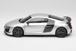 Audi R8 GT Type 42 Ice Srebrna Metallic Kyosho 1:18 09218IS Kovina – slika 4 od 8