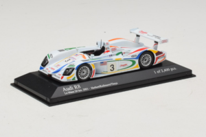 Audi R8 LMP #3 J. Herbert / R. Kelleners 24 Hours of Le Mans 2001 Minichamps 1:43 400010903 Kovina – slika 2 od 5