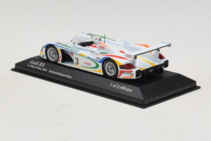 Audi R8 LMP #3 J. Herbert / R. Kelleners 24 Hours of Le Mans 2001 Minichamps 1:43 400010903 Kovina – slika 3 od 5
