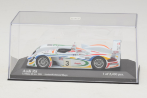 Audi R8 LMP #3 J. Herbert / R. Kelleners 24 Hours of Le Mans 2001 Minichamps 1:43 400010903 Kovina – slika 4 od 5