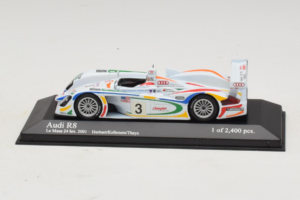 Audi R8 LMP #3 J. Herbert / R. Kelleners 24 Hours of Le Mans 2001 Minichamps 1:43 400010903 Kovina