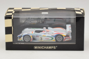 Audi R8 LMP #3 J. Herbert / R. Kelleners 24 Hours of Le Mans 2001 Minichamps 1:43 400010903 Kovina – slika 5 od 5
