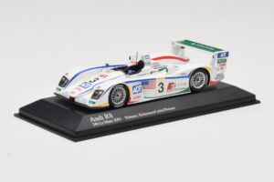 Audi R8 LMP1 #3 J. Lehto / M. Werner / T. Kristensen 24 Hours of Le Mans Winner 2005 Minichamps 1:43 400051303 Kovina – slika 2 od 4