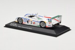 Audi R8 LMP1 #3 J. Lehto / M. Werner / T. Kristensen 24 Hours of Le Mans Winner 2005 Minichamps 1:43 400051303 Kovina – slika 3 od 4