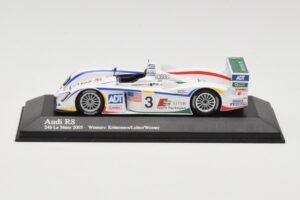 Audi R8 LMP1 #3 J. Lehto / M. Werner / T. Kristensen 24 Hours of Le Mans Winner 2005 Minichamps 1:43 400051303 Kovina
