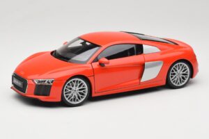 Audi R8 V10 Rdeč Welly 1:18 18052W Kovina