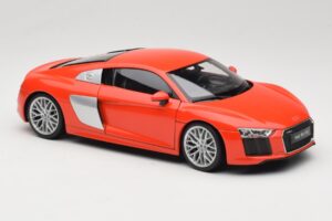 Audi R8 V10 Rdeč Welly 1:18 18052W Kovina – slika 6 od 8
