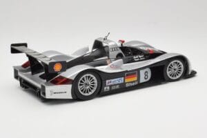 Audi R8R LMP #8 F. Biela / E. Pirro / D. Theys 24 Hours of Le Mans 1999 Maisto 1:18 538881 Kovina – slika 3 od 8