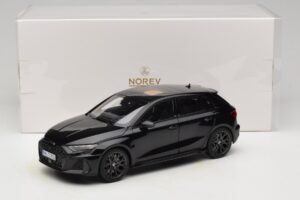 Audi RS3 8Y Sportback Myth Black Norev 1:18 188388 Kovina – slika 8 od 8