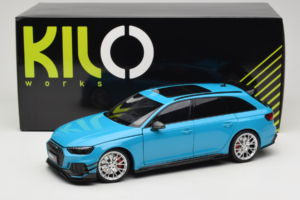 Audi RS4 B9 Avant Darwin Pro Moder Kilo Works 1:18 KLW002303 Kovina – slika 8 od 8