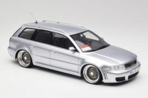 Audi RS4 B5 Avant Srebrna Custom Wheels Otto 1:18 OT521 Smola – slika 4 od 6