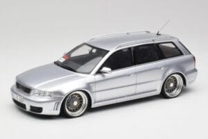 Audi RS4 B5 Avant Srebrna Custom Wheels Otto 1:18 OT521 Smola