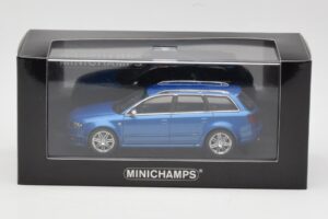 Audi RS4 B7 Avant Blue Metallic Minichamps 1:43 AUDI010 Kovina – slika 4 od 4