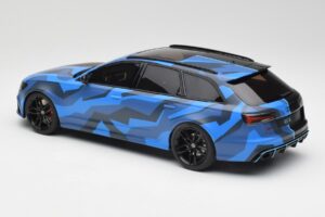 Audi RS6 C7 Avant GMK Modra & Črn GT Spirit 1:18 GT799 Smola – slika 5 od 6
