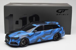 Audi RS6 C7 Avant GMK Modra & Črn GT Spirit 1:18 GT799 Smola – slika 6 od 6