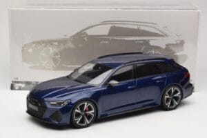 Audi RS6 C8 Avant Blue Metallic Minichamps 1:18 155018011 Kovina – slika 6 od 6