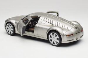 Audi Rosemeyer Srebrna Maisto 1:18 31625 Kovina – slika 5 od 8