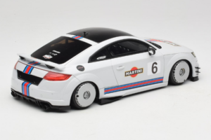 Audi TT ABT RS 8S Martini Siv GT Spirit 1:18 GT152-C1 Smola – slika 2 od 6