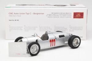 Auto Union Type C #111 H. Stuck Schauinsland Hillclimb Germany 1937 CMC 1:18 M-162 Kovina – slika 6 od 6