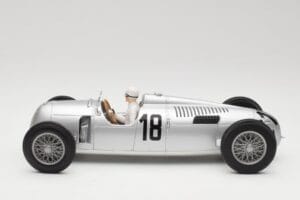 Auto Union Typ C #18 B. Rosemeyer Internationales Eifelrennen Nürburgring Winner 1936 Minichamps 1:18 155361018 Kovina – slika 3 od 6