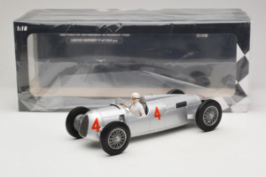 Auto Union Typ C #4 A. Varzi 2nd Place Monaco GP 1936 Minichamps 1:18 155361004 Kovina – slika 6 od 6