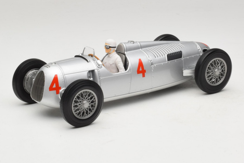 Auto Union Typ C #4 A. Varzi 2nd Place Monaco GP 1936 Minichamps 1:18 155361004 Kovina